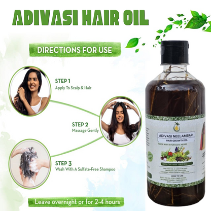 Adivasi Herbal Hair Oil 🌿